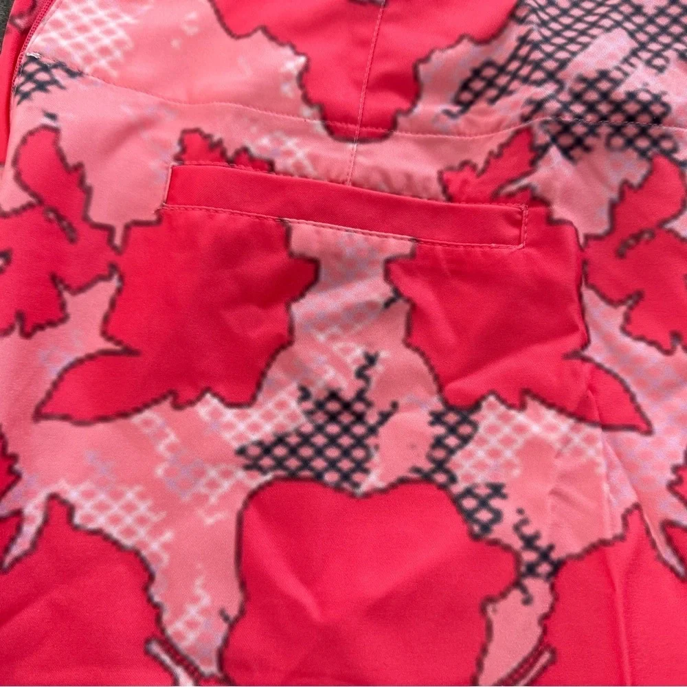 Lija Athletic Tennis Golf Skort Size 12 Lightweight Athleisure Coral Pink Shorts